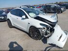 2022 Tesla Model Y Performance Dual Motor All-wheel Drive White vin: 7SAYGDEF1NF337257