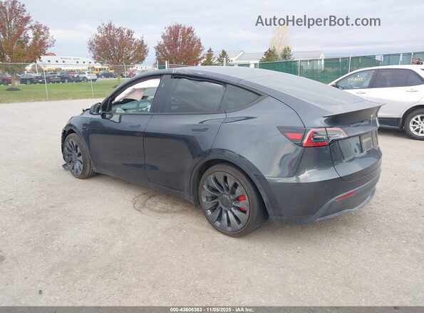 7SAYGDEF1SA336487 2025 TESLA MODEL Y Gray Հետևի ձախ