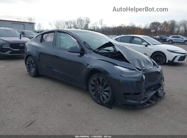 7SAYGDEF1SA336487 2025 TESLA MODEL Y Gray Առջևի աջ