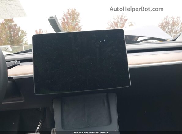 7SAYGDEF1SA336487 2025 TESLA MODEL Y Gray Հետևի նստատեղերի տեսք