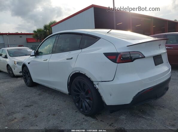 7SAYGDEF5NF323622 2022 TESLA MODEL Y White წინა ხედი