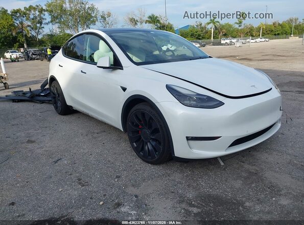 7SAYGDEF5NF323622 2022 TESLA MODEL Y White წინა მარჯვენა