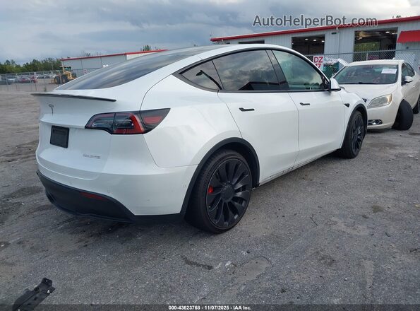 7SAYGDEF5NF323622 2022 TESLA MODEL Y White უკანა მარჯვენა