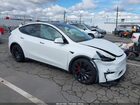 2022 Tesla Model Y Performance Dual Motor All-wheel Drive White vin: 7SAYGDEF5NF409819