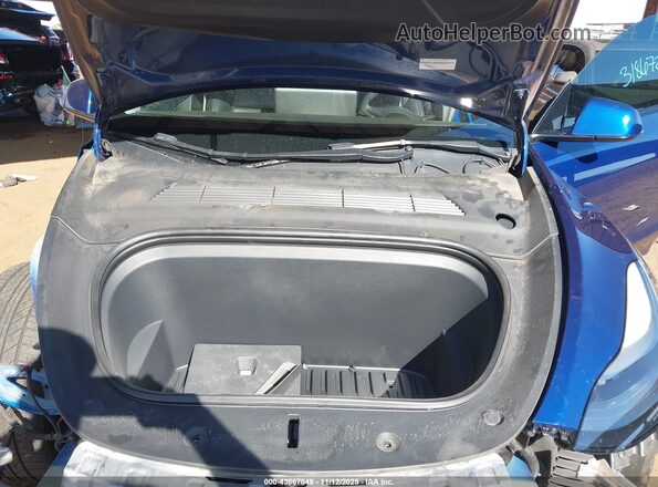 7SAYGDEF6NF318672 2022 TESLA MODEL Y Синий Вид сзади