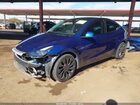 2022 Tesla Model Y Performance Dual Motor All-wheel Drive Синий vin: 7SAYGDEF6NF318672