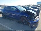 2022 Tesla Model Y Performance Dual Motor All-wheel Drive Blue vin: 7SAYGDEF7NF401057