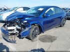 2022 Tesla Model Y Performance Dual Motor All-wheel Drive Blue vin: 7SAYGDEF7NF401057