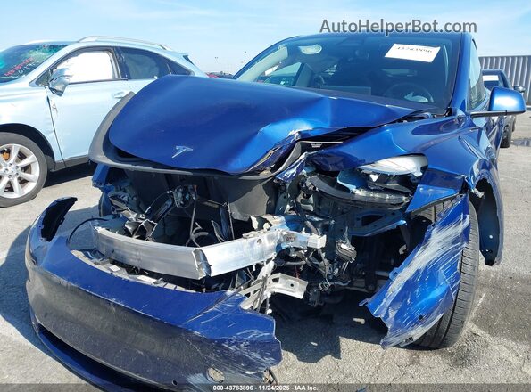 7SAYGDEF7NF401057 2022 TESLA MODEL Y Blue წინა ხედი