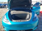 2022 Tesla Model Y Performance Dual Motor All-wheel Drive Blue vin: 7SAYGDEF7NF554716