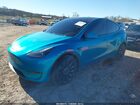 2022 Tesla Model Y Performance Dual Motor All-wheel Drive Blue vin: 7SAYGDEF7NF554716