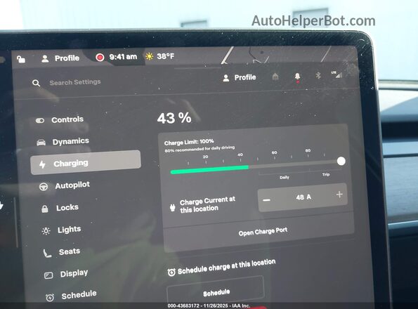 7SAYGDEF7NF554716 2022 TESLA MODEL Y Blue 