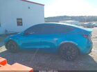 2022 Tesla Model Y Performance Dual Motor All-wheel Drive Blue vin: 7SAYGDEF7NF554716