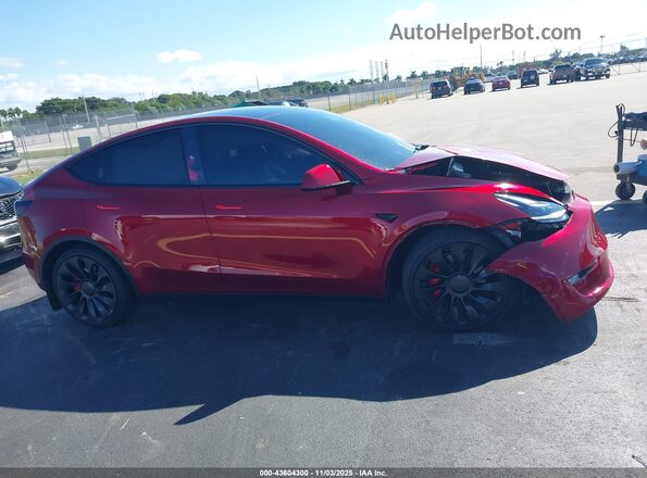 7SAYGDEF7SA349289 2025 TESLA MODEL Y Красный Вид щитка приборов