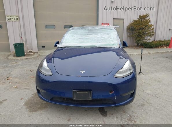 7SAYGDEFXNF375957 2022 TESLA MODEL Y Синий Вид щитка приборов