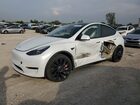 2022 Tesla Model Y White vin: 7SAYGDEFXNF452780