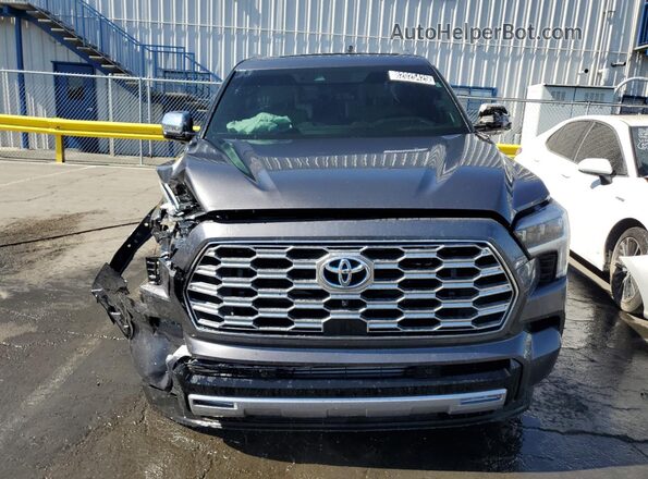 7SVAAABA1PX009052 2023 TOYOTA SEQUOIA Gray Widok wnętrza 360 stopni