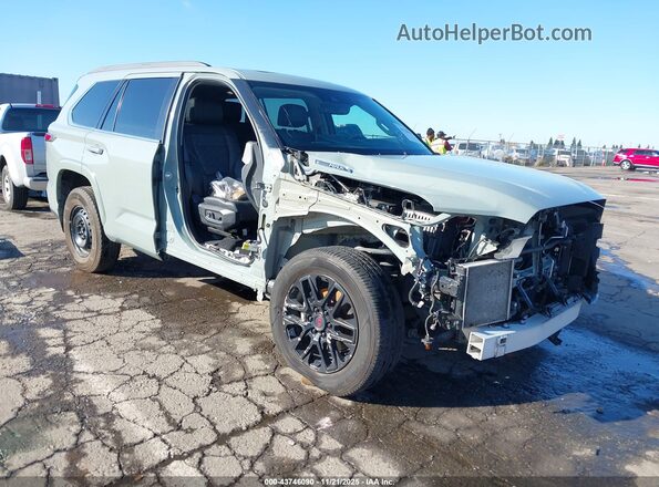 7SVAAABA2PX006645 2023 TOYOTA SEQUOIA Синий Передняя правая четверть