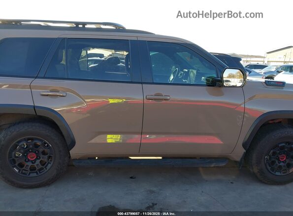 7SVAAABA4SX054320 2025 TOYOTA SEQUOIA Brown Սալոնի հետևի տեսք