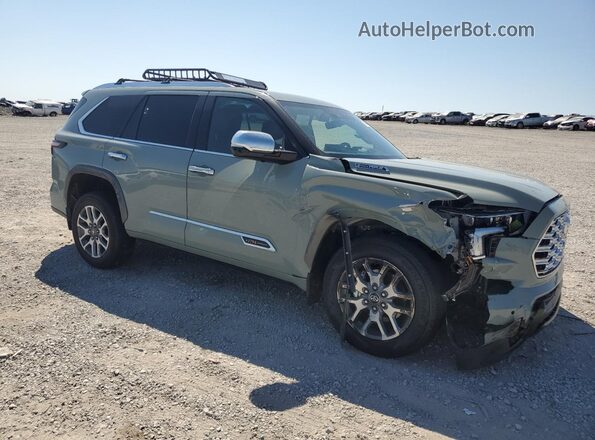 7SVAAABA4SX063521 2025 TOYOTA SEQUOIA Green Przód prawy