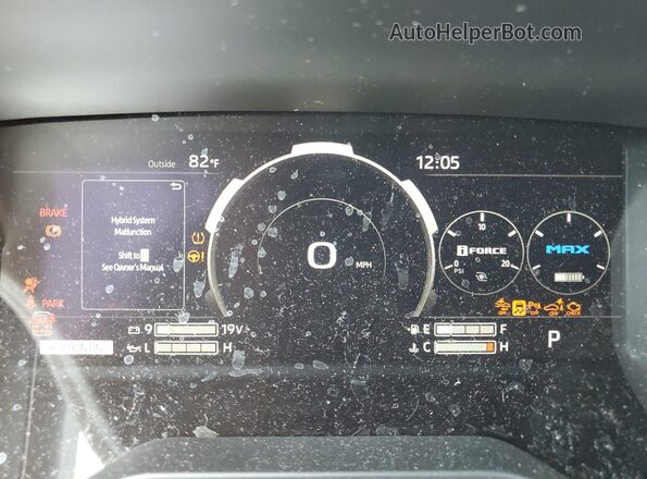 7SVAAABA4SX063521 2025 TOYOTA SEQUOIA Green Widok zestawu wskaźników