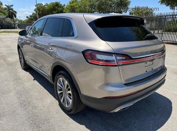 2LMPJ8J93LBL15854 2020 LINCOLN NAUTILUS Tan უკანა მარჯვენა