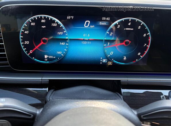 4JGFB4JB7LA104751 2020 MERCEDES-BENZ GLE-CLASS Черный Вид щитка приборов