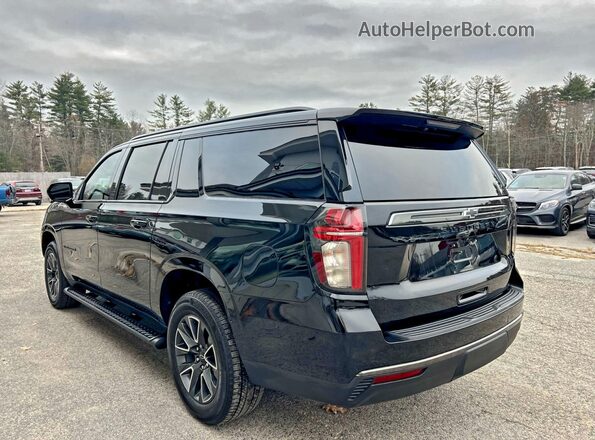1GNSKDKD3NR147563 2022 CHEVROLET SUBURBAN Black Przód prawy