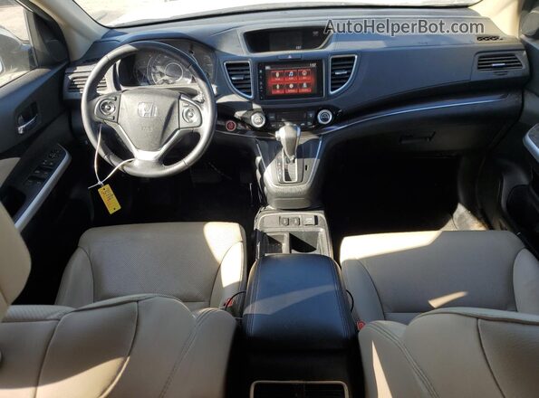 5J6RM3H7XGL030690 2016 HONDA CRV Белый Вид щитка приборов
