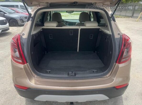 KL4CJCSM3KB734676 2019 BUICK ENCORE Желто-коричневый Вид салона спереди