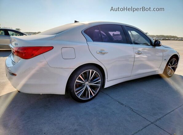 JN1EV7APXHM737757 2017 INFINITI Q50 Белый Передняя правая четверть