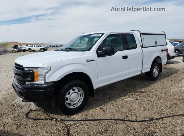1FTEX1EB1KKC53675 2019 FORD F150 White Հետևի ձախ
