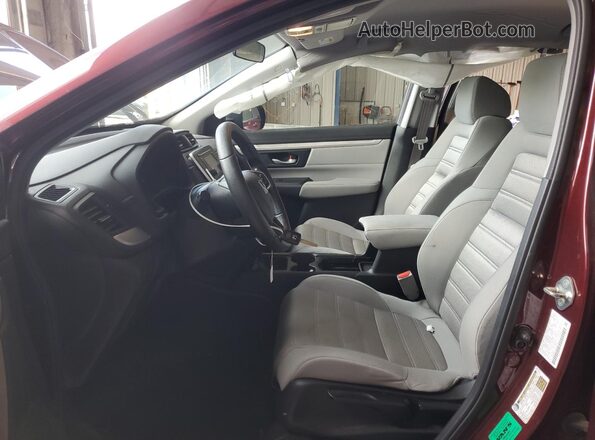 2HKRW6H31KH220745 2019 HONDA CRV Бордовый Вид панели приборов
