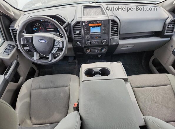 1FTEX1EB1KKC53675 2019 FORD F150 White Սարքավորումների վահանակի տեսք