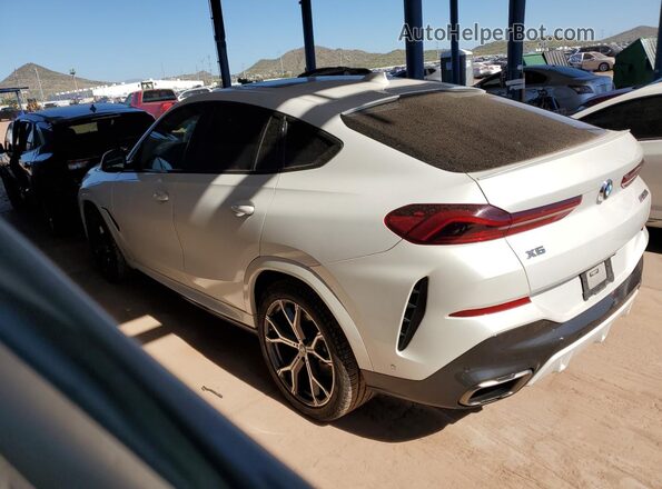 5UXCY8C0XN9J38713 2022 BMW X6 Белый Задняя правая четверть