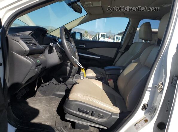5J6RM3H7XGL030690 2016 HONDA CRV Белый Вид панели приборов