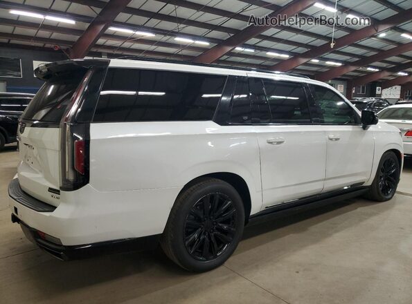 1GYS4PKL0MR407616 2021 CADILLAC ESCALADE Белый Передняя правая четверть