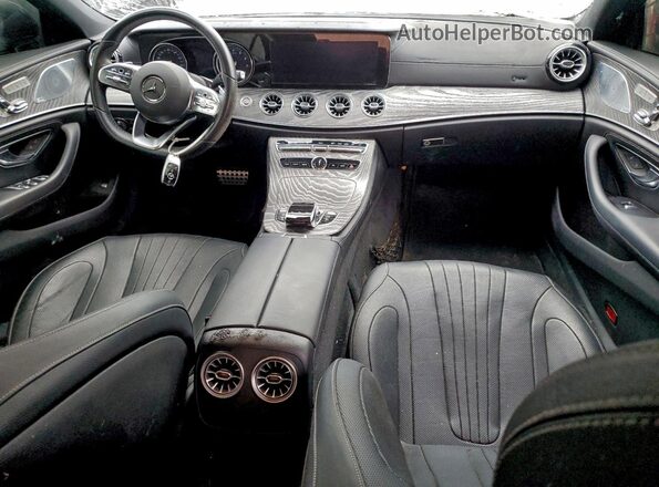WDD2J5JB2KA027643 2019 MERCEDES-BENZ CLS-CLASS Black ხელსაწყოთა პანელის ხედი