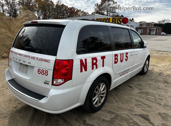 2C4RDGCG1GR334552 2016 DODGE CARAVAN Белый Передняя правая четверть
