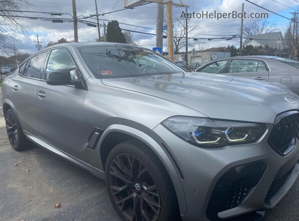 5YMCY0C07N9M97270 2022 BMW X6 Серый Передняя левая четверть
