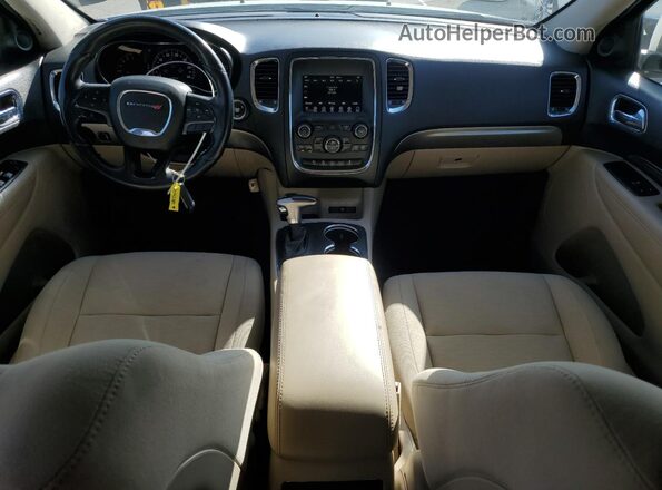 1C4RDJAG5JC483062 2018 DODGE DURANGO Белый Вид щитка приборов