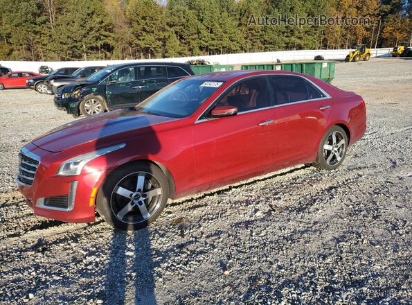 1G6AP5SX4G0196156 2016 CADILLAC CTS Красный Задняя левая четверть