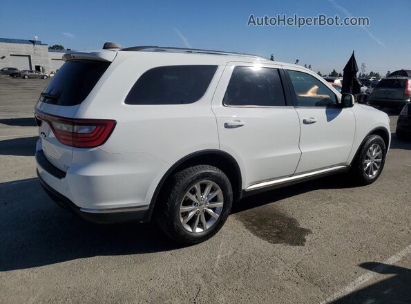 1C4RDJAG5JC483062 2018 DODGE DURANGO Белый Передняя правая четверть
