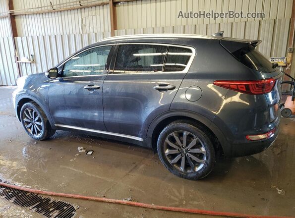 KNDPNCAC1J7441994 2018 KIA SPORTAGE Синий Задняя правая четверть
