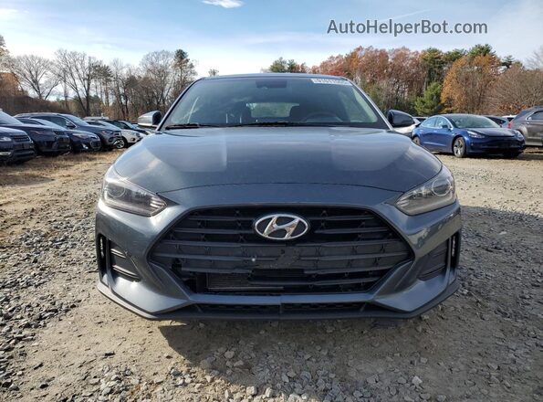 KMHTG6AF1KU017010 2019 HYUNDAI VELOSTER Серый Вид сзади