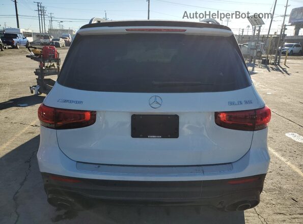 W1N4M5BB4MW079315 2021 MERCEDES-BENZ GLB-CLASS Белый Вид салона спереди