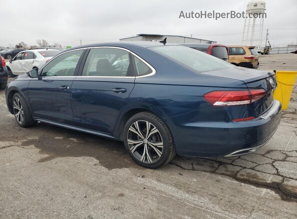 1VWSA7A35NC008458 2022 VOLKSWAGEN PASSAT Синий Задняя правая четверть