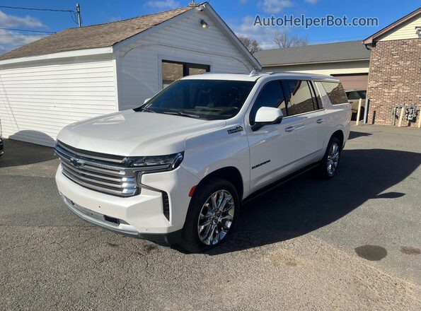 1GNSKGKL1NR150034 2022 CHEVROLET SUBURBAN Белый Задняя левая четверть