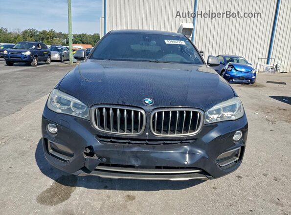 5UXKU2C31H0U28376 2017 BMW X6 Black Vista trasera