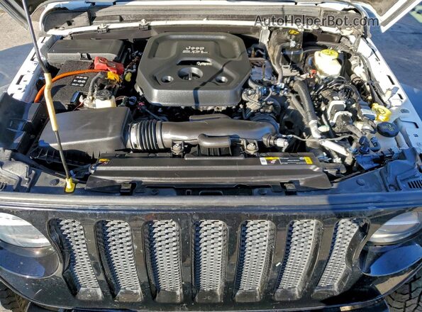 1C4HJXDN8MW558941 2021 JEEP WRANGLER White Widok naklejki z numerem VIN